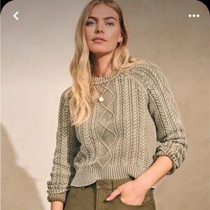 Faherty Cable Knit Sweater